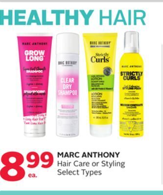 Rexall Marc anthony hair care or styling offer