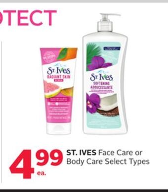 Rexall St. ives face care or body care offer