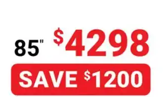 Visions Electronics Samsung 85" the frame art tv offer