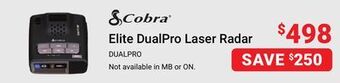 Visions Electronics Cobra elite dualpro laser radar offer