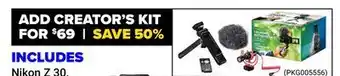 Visions Electronics Nikon z 30, extra battery gadget bag offer