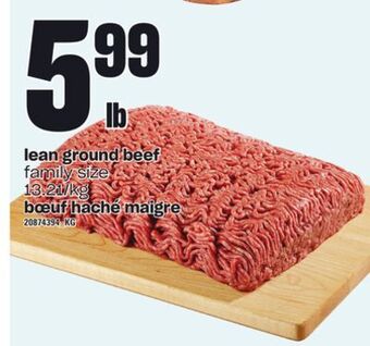 Independent City Market Lean ground beef offer