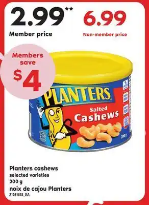 Independent City Market Planters cajou, 200 g offer