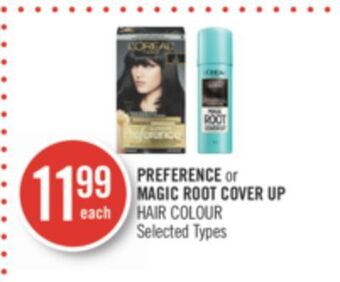Shoppers Drug Mart Preference or magic root cover up hair colour offer