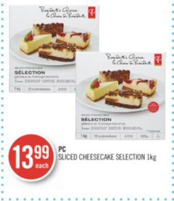 Shoppers Drug Mart Pc sliced cheesecake selection offer