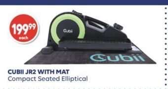 Shoppers Drug Mart Cubii jr2 with mat compact seated elliptical offer