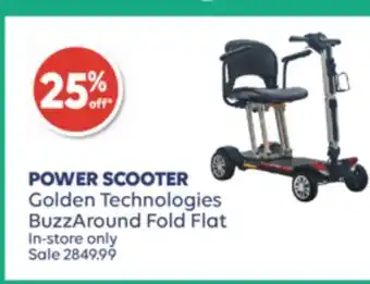 Shoppers Drug Mart Power scooter golden technologies buzzaround fold flat offer
