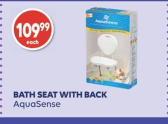 Shoppers Drug Mart Bath seat with back aquasense offer