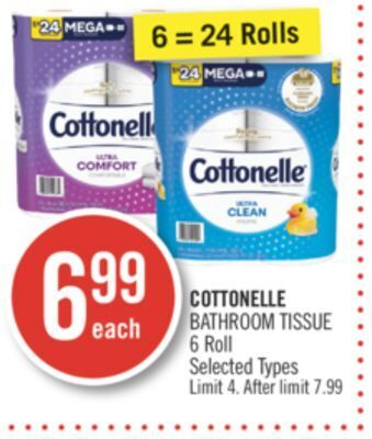Shoppers Drug Mart Cottonelle bathroom tissue offer