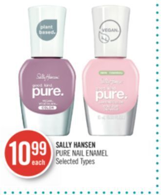 Shoppers Drug Mart Sally hansen pure nail enamel offer