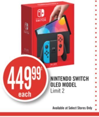 Shoppers Drug Mart Nintendo switch oled model offer