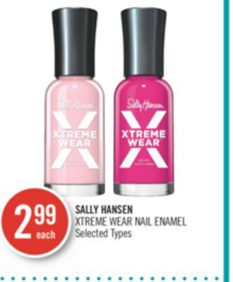 Shoppers Drug Mart Sally hansen xtreme wear nail enamel offer