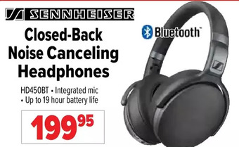 2001 Audio Video Sennheiser closed-back noise canceling headphones offer
