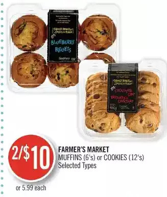 Shoppers Drug Mart Farmer's market muffins or cookies offer