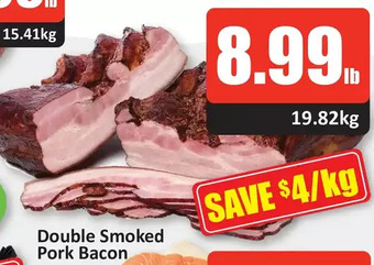 Starsky Double smoked pork bacon offer