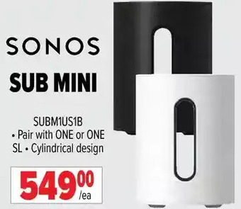 2001 Audio Video Sonos sub mini offer