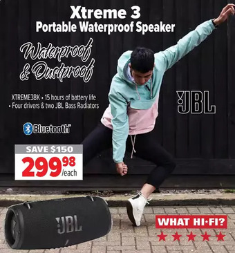 2001 Audio Video Jbl xtreme 3 portable waterproof speaker offer