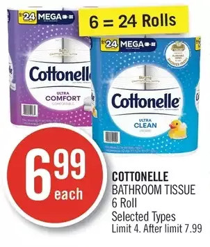 Shoppers Drug Mart Cottonelle bathroom tissue offer