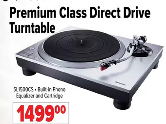 2001 Audio Video Premium class direct drive turntable offer