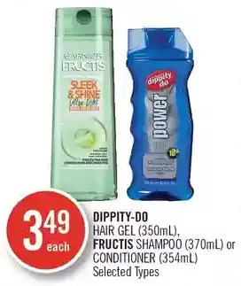 Shoppers Drug Mart Dippity-do hair gel, fructis shampoo or conditioner offer