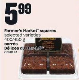 Independent Grocer Farmer's Market Squares 400/450 g offer