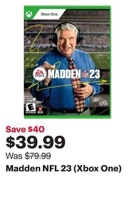Best Buy Madden nfl 23 (xbox one) offer