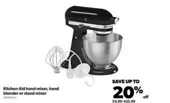 Real Canadian Superstore Kitchenaid aid hand mixer, hand blender or stand mixer offer