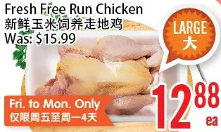 Bestco Food Mart Fresh free run chicken offer