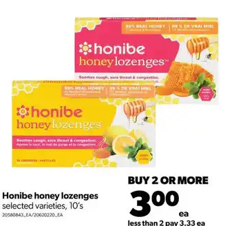 Real Canadian Superstore Honibe Honey Lozenges offer