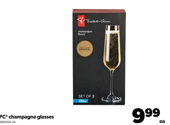 Real Canadian Superstore PC Champagne Glasses offer