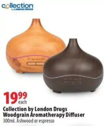 London Drugs Collection by London Drugs Woodgrain Aromatheraphy Diffuser 300ml offer