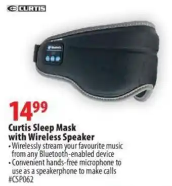 London Drugs Curtis Sleep Mask with Wireless Speaker offer