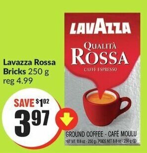 FreshCo Lavazza Rossa Bricks 250g offer
