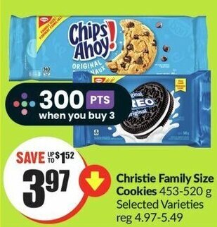 FreshCo Christie Family Size Cookies 453-520g offer