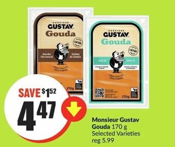 FreshCo Monsieur Gustav Gouda 170g offer