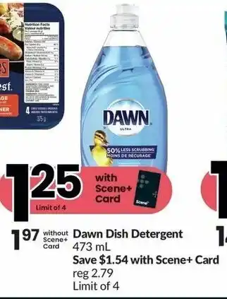 FreshCo Dawn Dish Detergent 473ml offer