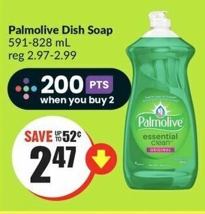 FreshCo Palmolive Dish Soap 591-828 ml offer