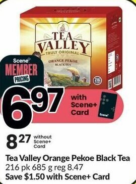 FreshCo Tea Valley Orange Pekoe Black Tea 216 pk offer