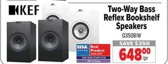 2001 Audio Video Two-way bass reflex bookshelf speakers offer