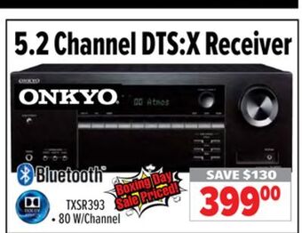 2001 Audio Video 5.2 channel dts:x receiver offer