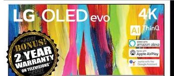 2001 Audio Video Lg 42" oled evo 4k self-lighting dolby atmos offer