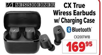 2001 Audio Video Sennheiser cx true wiress earbuds w/ charging case offer