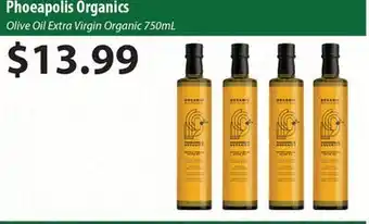 Healthy Planet Phoeapolis organics olive oil extra virgin organic offer