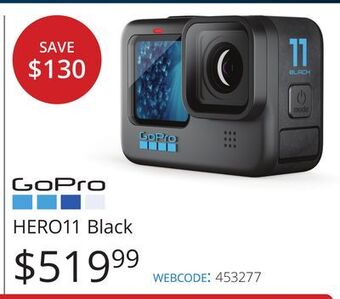 Vistek Gopro hero11 black offer