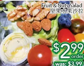 Ample Food Market Fruit & nuts salad offer