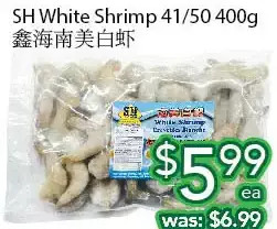 Ample Food Market Sh white shrimp 41/50 offer