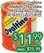 Ovaltine malted chocolate drink mix