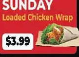 Ample Food Market Loaded chicken wrap offer