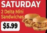 Ample Food Market 2 delta mini sandwiches offer