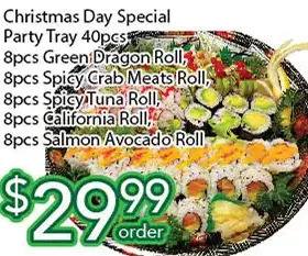 Ample Food Market Christmas day special party tray offer